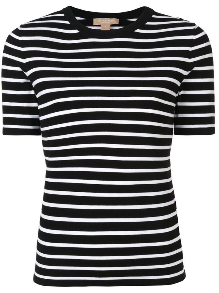 Michael Kors Collection Striped T-shirt - Black