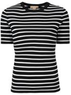 Michael Kors Collection Striped T-shirt - Black