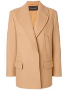 Cédric Charlier Cropped Coat - Brown