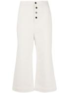 Renli Su Cropped Flared Trousers - Neutrals