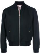 Thom Browne Center-back Stripe Blouson Jacket - Blue
