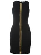 Versace Collection Embellished 'cady' Mini Dress
