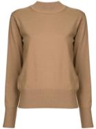 Le Ciel Bleu Round Neck Jumper - Nude & Neutrals