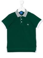 Fay Kids - Logo Polo Shirt - Kids - Cotton - 12 Yrs, Boy's, Green
