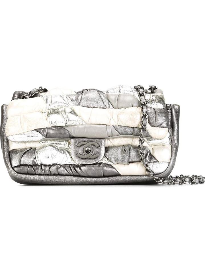 Chanel Vintage Ruched Patchwork Shoulder Bag