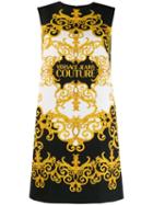 Versace Jeans Couture Baroque Print Dress - Black