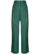 Ports 1961 High-waist Tailored Trousers - Green