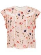 Martha Medeiros Lorain Printed Top - Pink & Purple