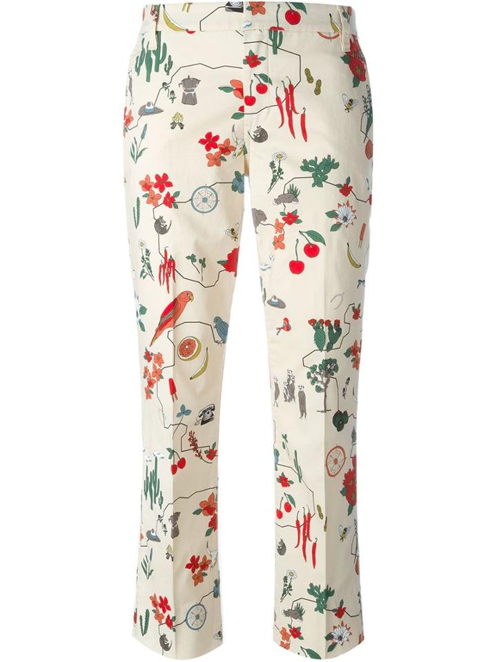 Tory Burch Printed Chino Trousers