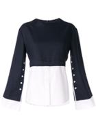 Moon J Moon J 193bl11246 Navy/white Cotton/polyester/wool - Blue