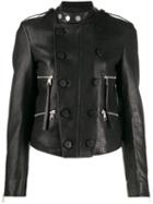 Neil Barrett Double-breasted Biker Jacket - Black