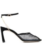 Marskinryyppy Chain Embellished Sandals - Black