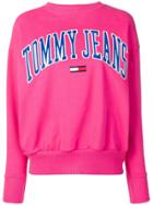 Tommy Jeans Logo Patch Sweatshirt - Pink