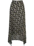 Altuzarra Freya Asymmetric A-line Skirt - Black