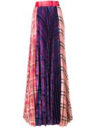 Fausto Puglisi Striped Short Full Skirt - Nude & Neutrals
