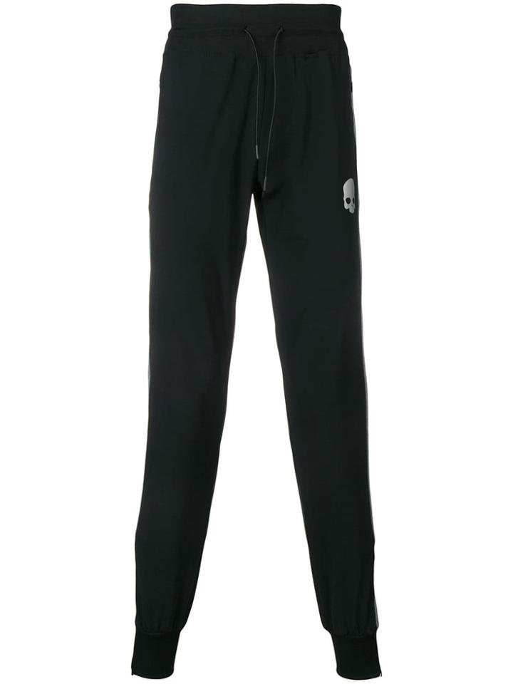 Hydrogen Skull Printed Track Pants - Black