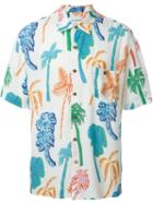 Our Legacy 'graffiti Palms' Print Button Down Shirt