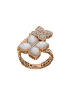 Roberto Coin 18kt Gold Princess Flower Mother-of-pearl And Diamond