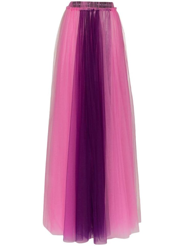 Viktor & Rolf High-waisted Nylon Skirt - Multicolour
