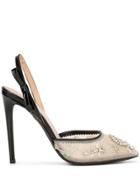Giambattista Valli Crystal-embellished Pumps - Neutrals
