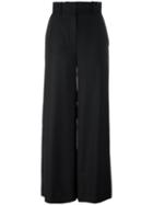 Vilshenko 'heidi' Straight Trousers, Women's, Size: 10, Black, Wool/triacetate/polyamide