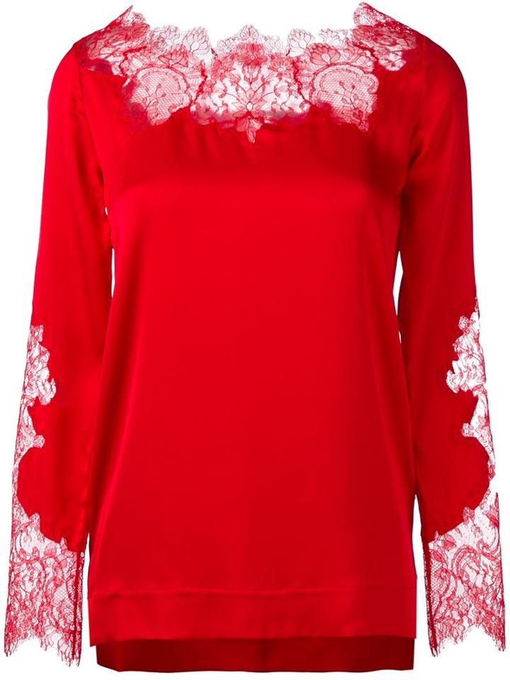 Ermanno Scervino Lace Detail Sweatshirt