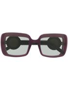 Marni Eyewear Square Shaped Sunglasses - Purple