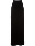 Vetements A-line Velvet Skirt, Women's, Size: Xs, Black, Cotton/polyester