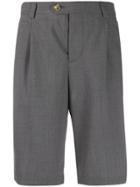 Brunello Cucinelli Knee-high Bermuda Shorts - Grey