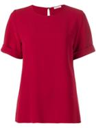 P.a.r.o.s.h. Short Sleeved Blouse - Red