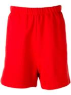 Balenciaga Track Shorts, Men's, Size: Medium, Red, Cotton