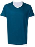 Majestic Filatures Layered Crew Neck T-shirt - Blue
