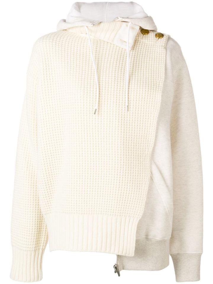 Sacai Deconstructed Hoodie - White