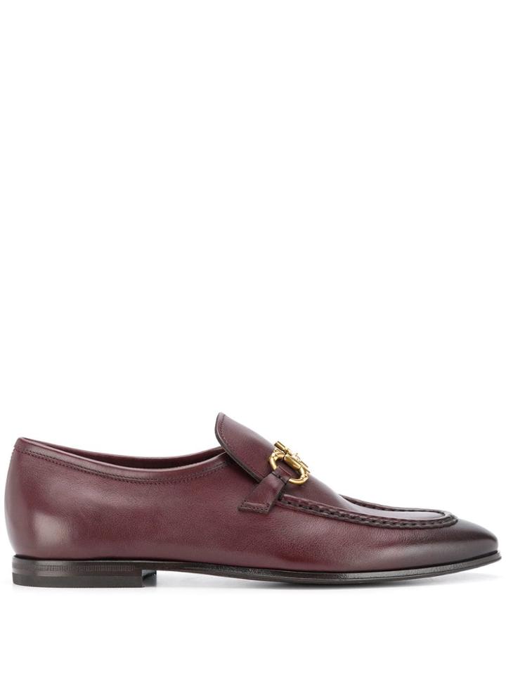 Salvatore Ferragamo Horsebit Detail Loafers - Brown