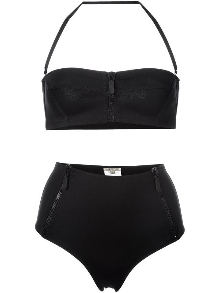 Emilio Pucci Zipped High-rise Bikini