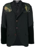 Comme Des Garçons Vintage 2000's Shoulder Appliqués Jacket - Black