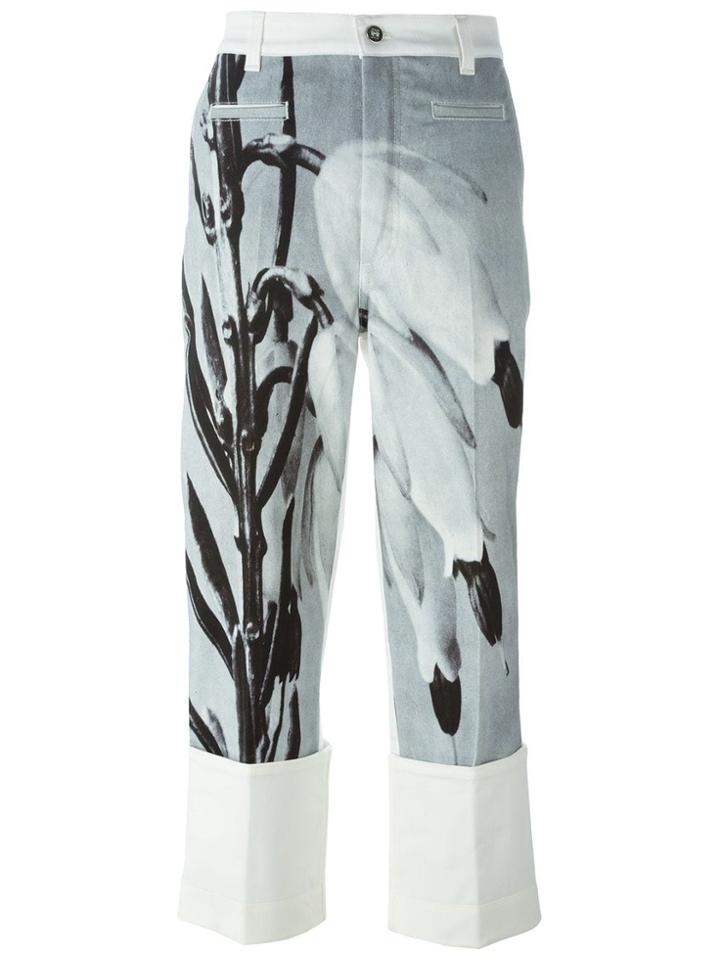Loewe Fisherman Trousers Botanical - White