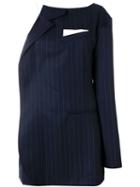 Jacquemus Pinstriped Suit Style Dress