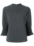 Lilly Sarti - Plaid Blouse - Women - Cotton - 42, Black, Cotton