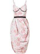 Brock Collection - Deandra Dress - Women - Silk/cotton/polyester - 2, Pink/purple, Silk/cotton/polyester