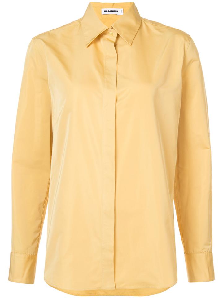 Jil Sander Long Sleeved Shirt - Yellow & Orange