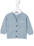 Tartine Et Chocolat - Embroidered Logo Cardigan - Kids - Cotton - 18 Mth, Blue