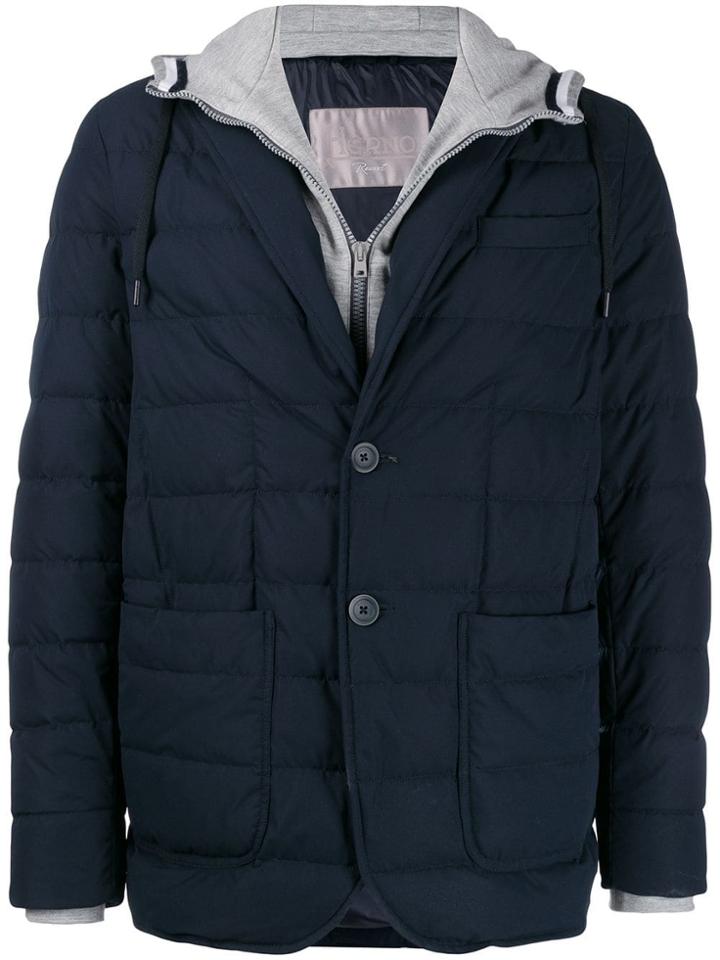 Herno Padded Down Blazer - Blue