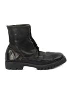 Guidi Lace-up Ankle Boots, Men's, Size: 45, Black, Horse Leather
