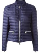 Moncler 'blennie' Puffer Jacket, Women's, Size: 0, Blue, Polyamide/feather