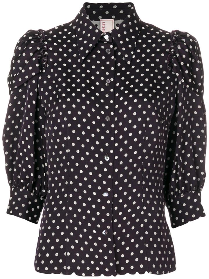 Antonio Marras Polka Dot Print Shirt - Blue