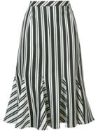 Altuzarra Striped Skirt - Black
