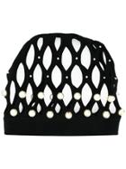 Gucci Cut-out Studded Hat - Black