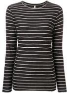 Bellerose Striped Long-sleeve Top - Black