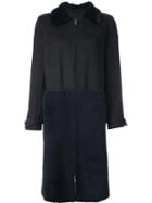 Yves Salomon Zipped Mid Coat